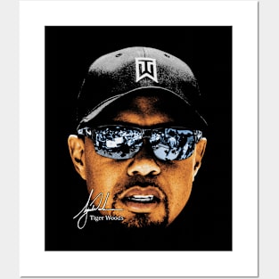 Tiger Woods Big Face Posters and Art